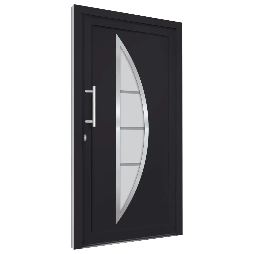 Porta di Ingresso Antracite 98x190 cm 279212