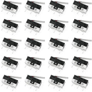 Microswitch - Interruttore a 3 poli - Interruttore a momentaneo - Azionamento affidabile - Nero - Interruttore a momentaneo - Ideale per applicazioni industriali - Cod. C...