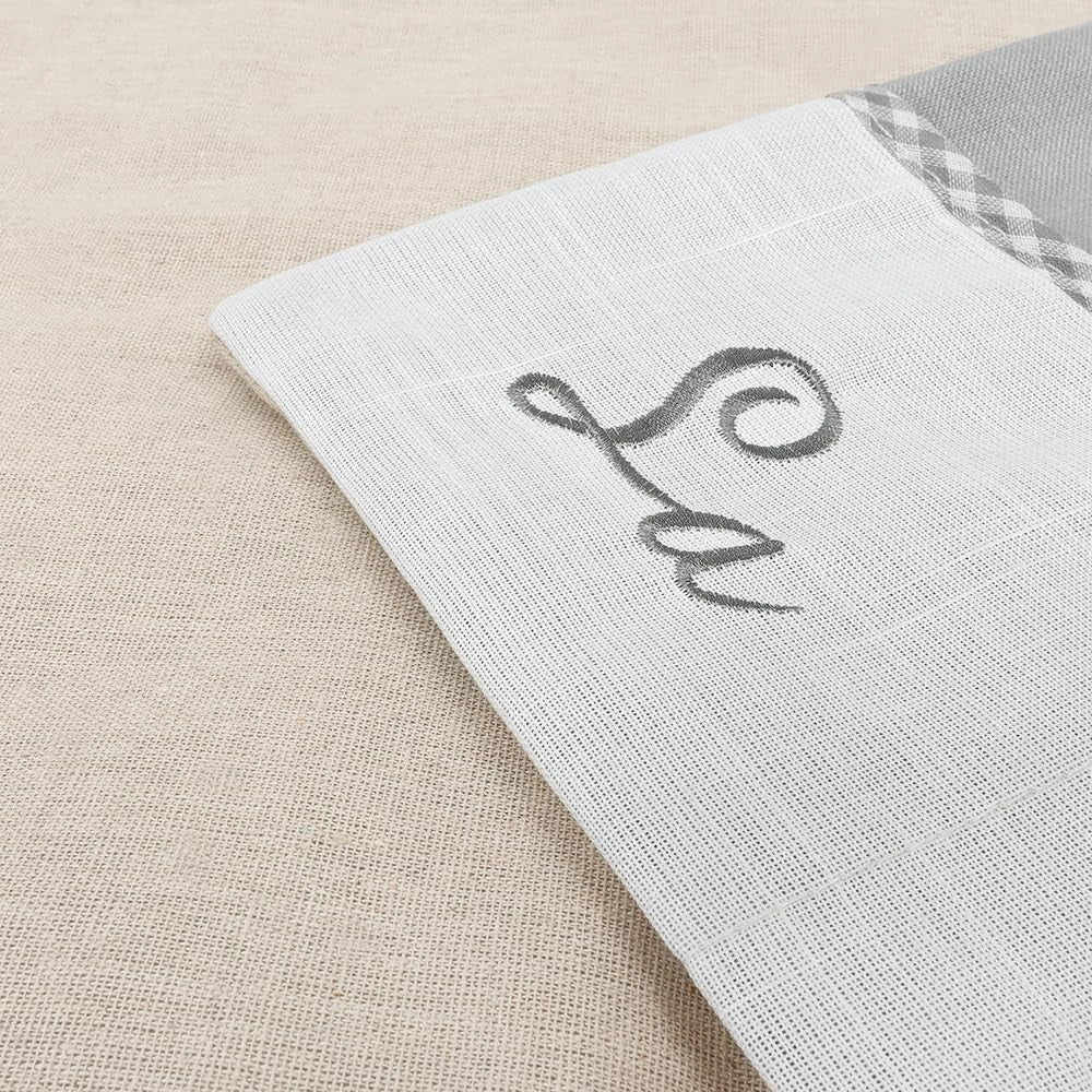 Copriforno Morbido Shabby Chic Cuori Passanti Tessuto Chiusura Velcro Proteggi Forno Cucina Dis.A