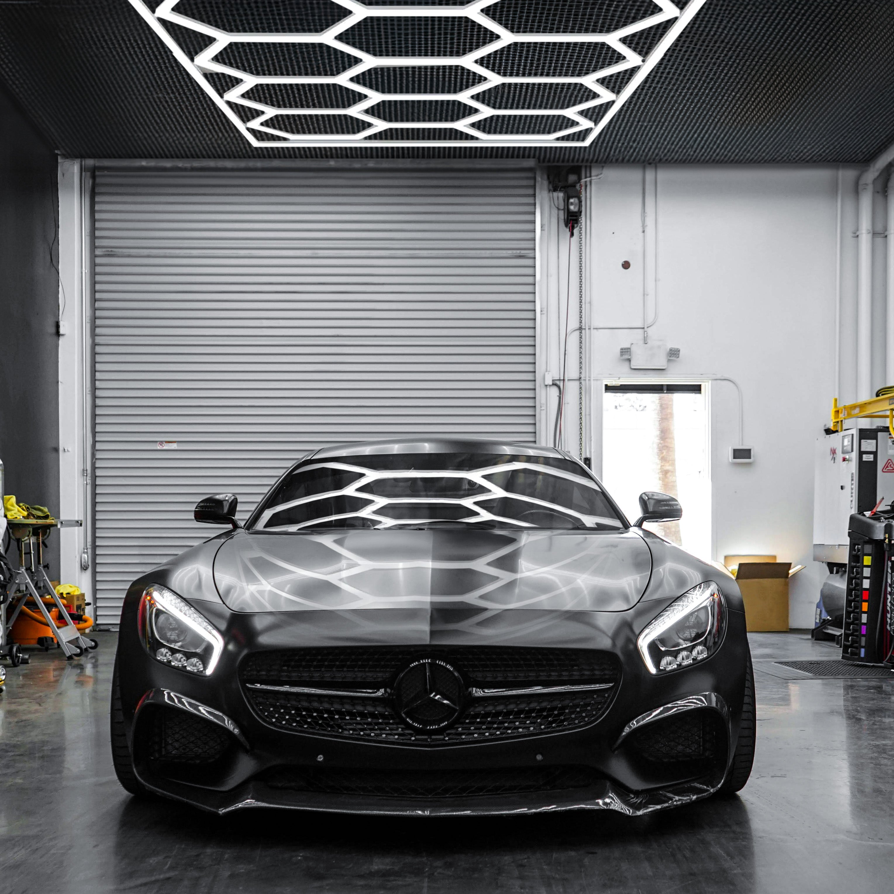 Illuminazione a LED ad Esagono 14 Luci Con Cornince 6500K - 120 Lumen