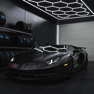 Illuminazione a LED ad Esagono 14 Luci Con Cornince 6500K - 120 Lumen