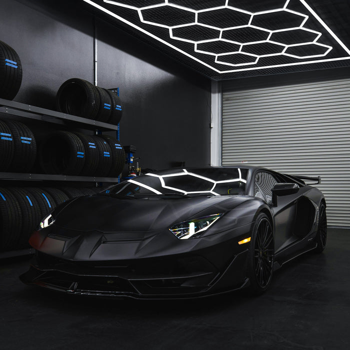 Illuminazione a LED ad Esagono 14 Luci Con Cornince 6500K - 120 Lumen