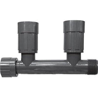 raccordo pvc distributore rain bird 2 vie 1 filettatura interna