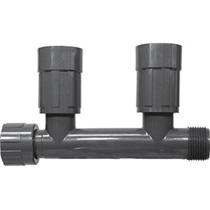 raccordo pvc distributore rain bird 2 vie 1 filettatura interna