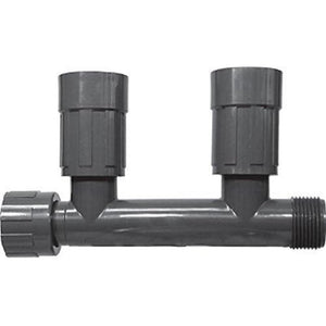 raccordo pvc distributore rain bird 2 vie 1 filettatura interna