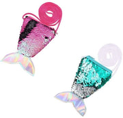 Borsa portafoglio con pailletten - Mini borsa a tracolla - Bambini - Sostenibile - Chiusura a cerniera - 16 cm x 10 cm