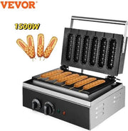Macchina per Wafel - Fatta a Mano - Wafeliera - Elettrodomestico - Cucina - Wafeliera - Elettrica - 6 Pezzi