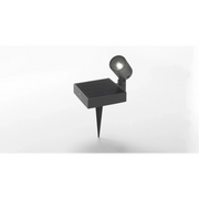 Faretto da terra Solar a led da 1,3w a batteria con fotovoltaico IP65 grigio scuro