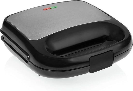 Griglia a Contatto con 6 Piastre Removibili - Apparecchio Grill per Panini con Superficie Antiaderente 750W - Zonatore per Pane per Campeggio