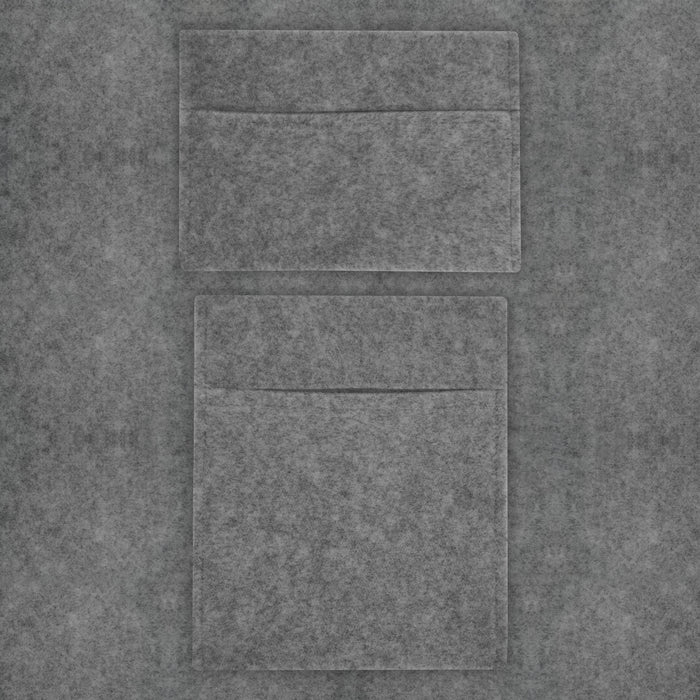 Tasche portaoggetti in tessuto Grigio Fumo per auto, furgoni, Porta Attrezzi e Documenti