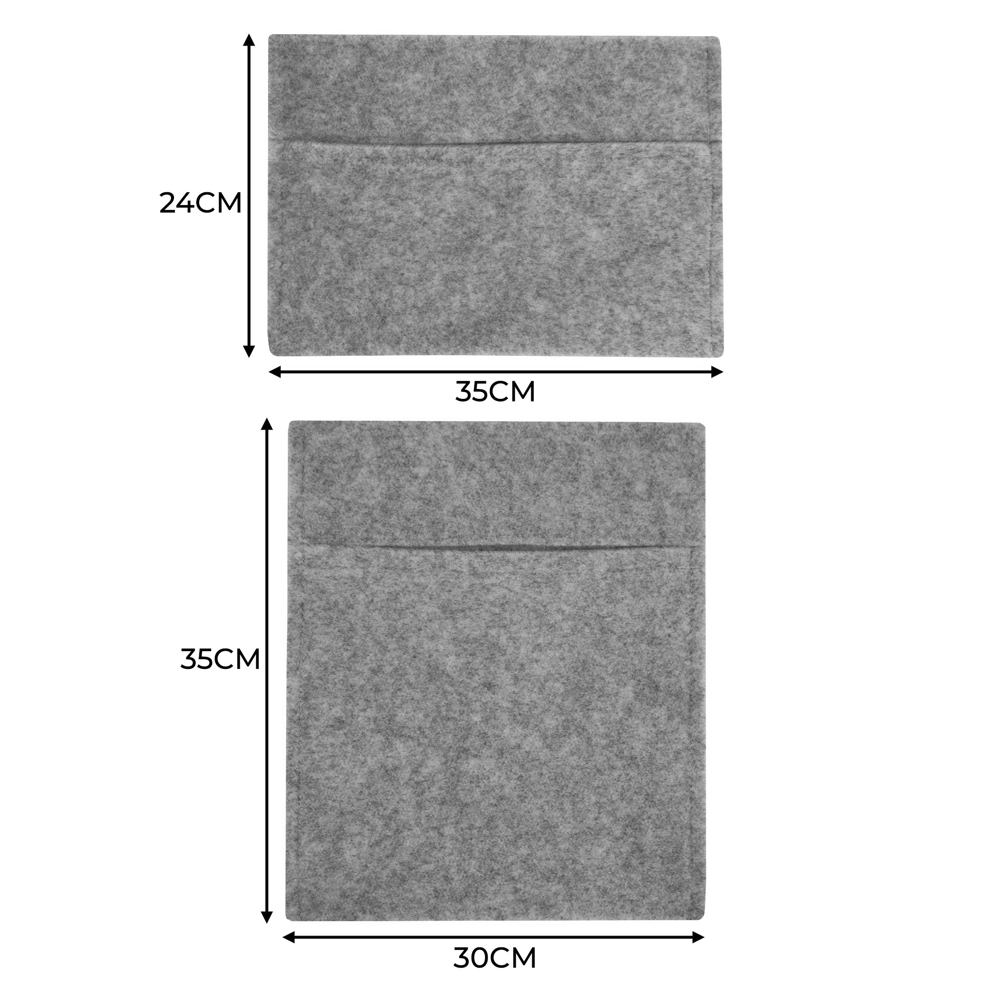Tasche portaoggetti in tessuto Grigio Fumo per auto, furgoni, Porta Attrezzi e Documenti