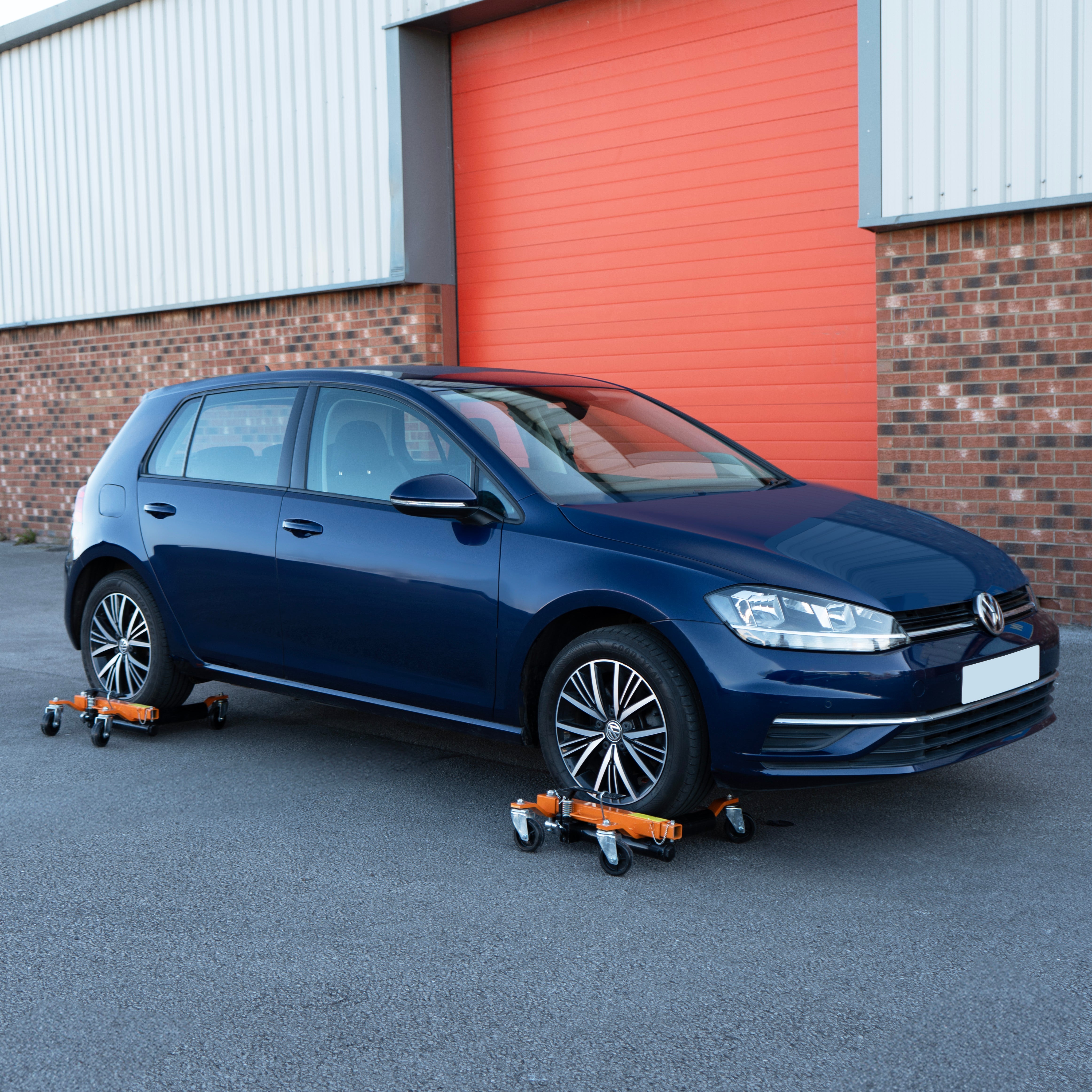 Coppia Pattini Posizionamento Idraulici Veicoli Sollevatore 680kg per Pattino