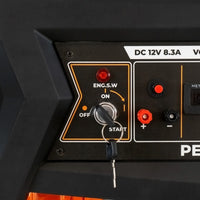 Generatore a Benzina Portatile 3300W 7HP 12L 4 Tempi Avvio Elettrico