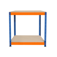 Banco da Lavoro a 2 Ripiani S-Rax - Postazione di lavoro 300kg - 90x45x90cm