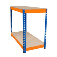 Banco da Lavoro a 2 Ripiani S-Rax - Postazione di lavoro 300kg - 90x45x90cm