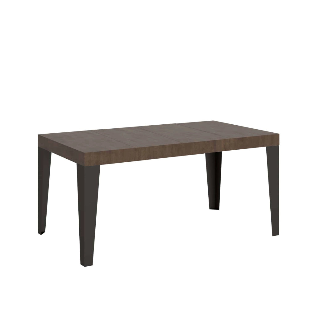 Tavolo allungabile 90x140/244 cm Flaris Premium Noce telaio Antracite