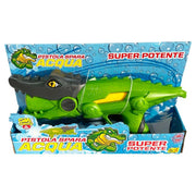 Trade Shop - Pistola Ad Acqua Super Potente A Forma Di Coccodrillo Gioco Mare Spiaggia Bimbi -