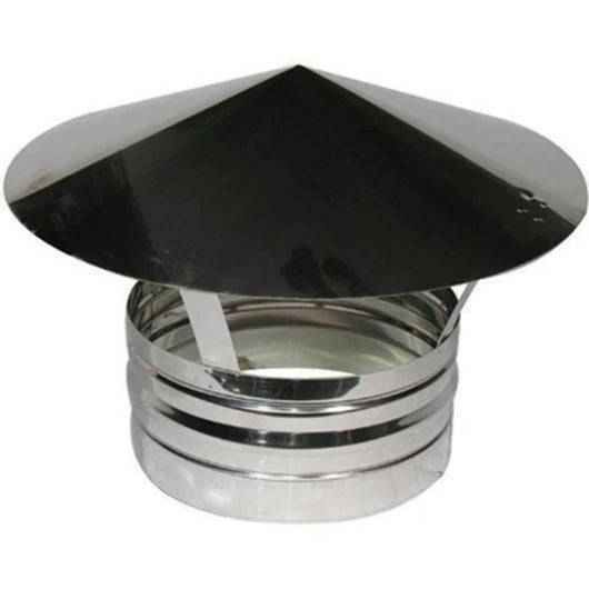 Diankamin terminale in acciaio per canne fumarie diametro 100 mm