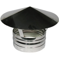 Diankamin terminale in acciaio per canne fumarie diametro 100 mm