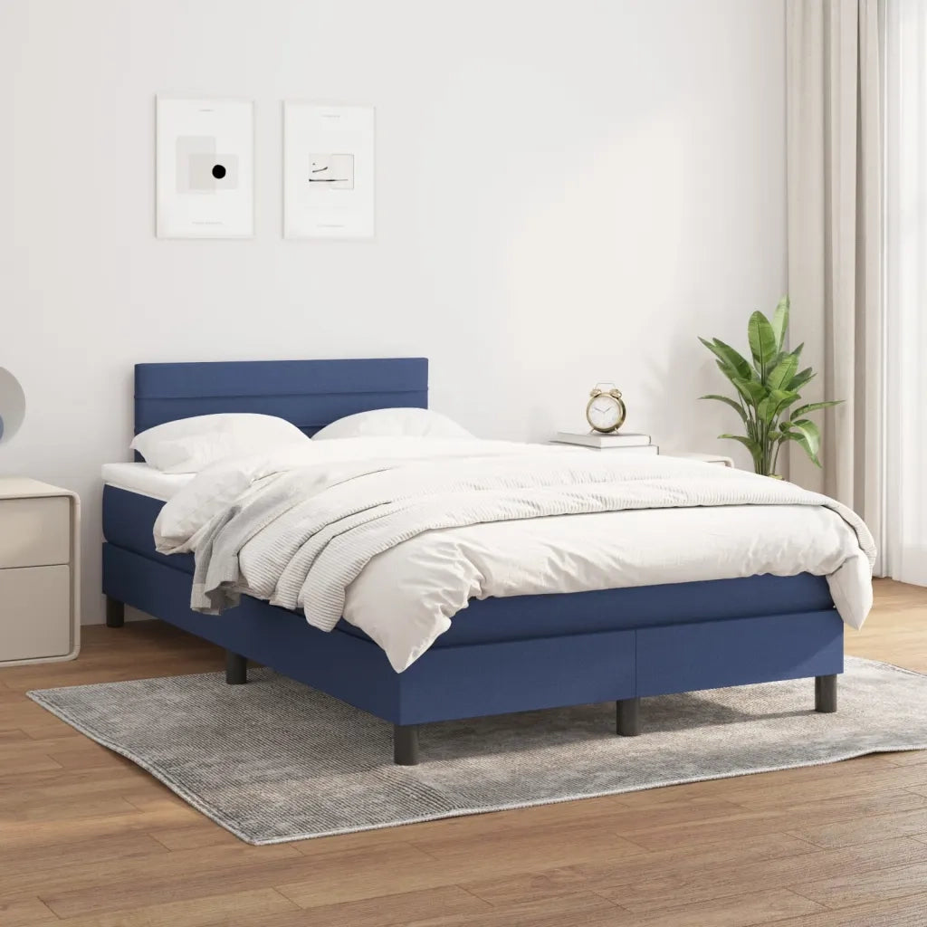 Giroletto a Molle con Materasso Blu 120x190 cm in Tessutocod mxl 116004