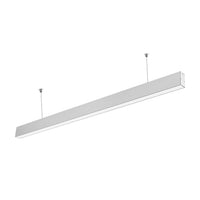Luce lineare a LED Samsung Chip - 40w sospensione sospesa argento 4000K 1200x35x67mm