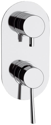 Rubinetto doccia con deviatore a due posizioni serie minimal