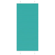 Tenda Plissettata Verde petrolio 95x200 cm Larghezza Tessuto