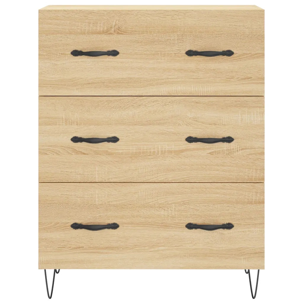 Credenza Rovere Sonoma 69,5x34x90 cm in Legno Multistrato 827847