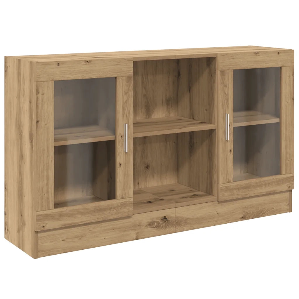 Credenza-Buffet-Armadio da cucina Rovere Artigianale 120x30,5x70 cm in Truciolato 671000