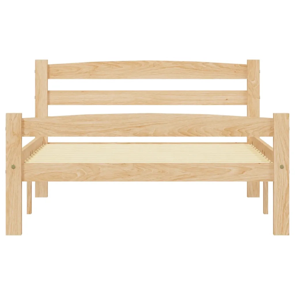 Giroletto senza Materasso 90x200 cm in Legno Massello di Pino 322061