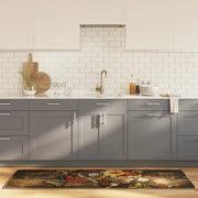 Tappeto da Cucina-Tappetino da Cucina Multicolore 60x180 cm Lavabile Antiscivolo 271869