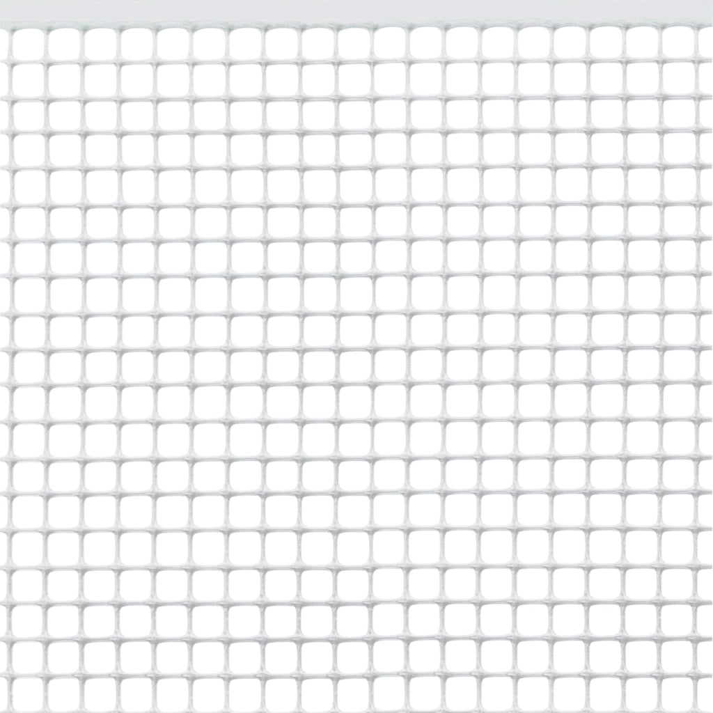RETE DI PROTEZIONE 'QUADRA'  1,0x50 mt - colore bianco  Rete Protettiva in Plastica a Maglia Quadrata per Balconi, Cancelli e Recinzioni