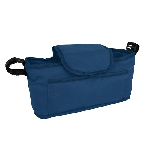 Organizer per Passeggino per Animali Blu Navy con Cinghie a Strappo e Tasche