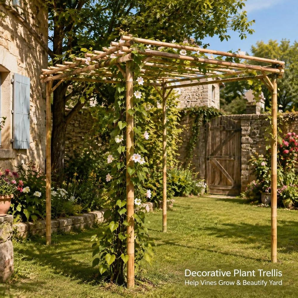 Pergola Bamboo 170x170x220 Cm