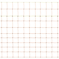 Rete Adatta per Recinti Elettrici per Pollame 50m con Pali e Maglia Alta 120cm