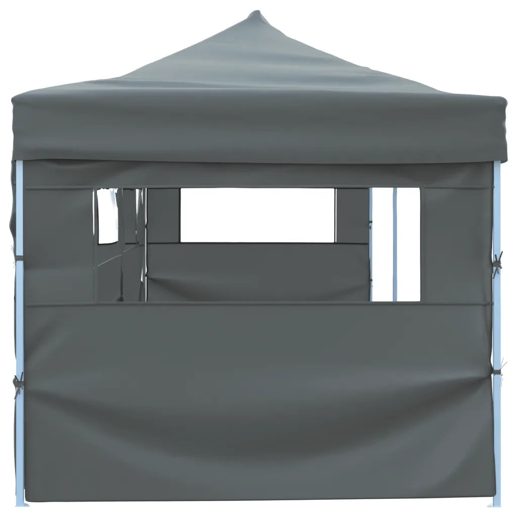 Tenda Pieghevole Pop-Up con 5 Pareti Laterali 870x291x315 cm Antracite 44981
