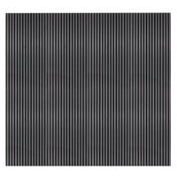 Coppia di Pannelli Fonoassorbenti con Doghe Grigio Antracite 3D 2400 x 600mm