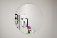 Specchio rotondo VALORA 80 cm - Design senza cornice per bagno e soggiorno