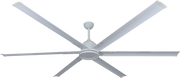 Ventilatore da soffitto a risparmio energetico BIG bianco 210 cm con 6 pale in alluminio con telecomando 6 velocitÃ