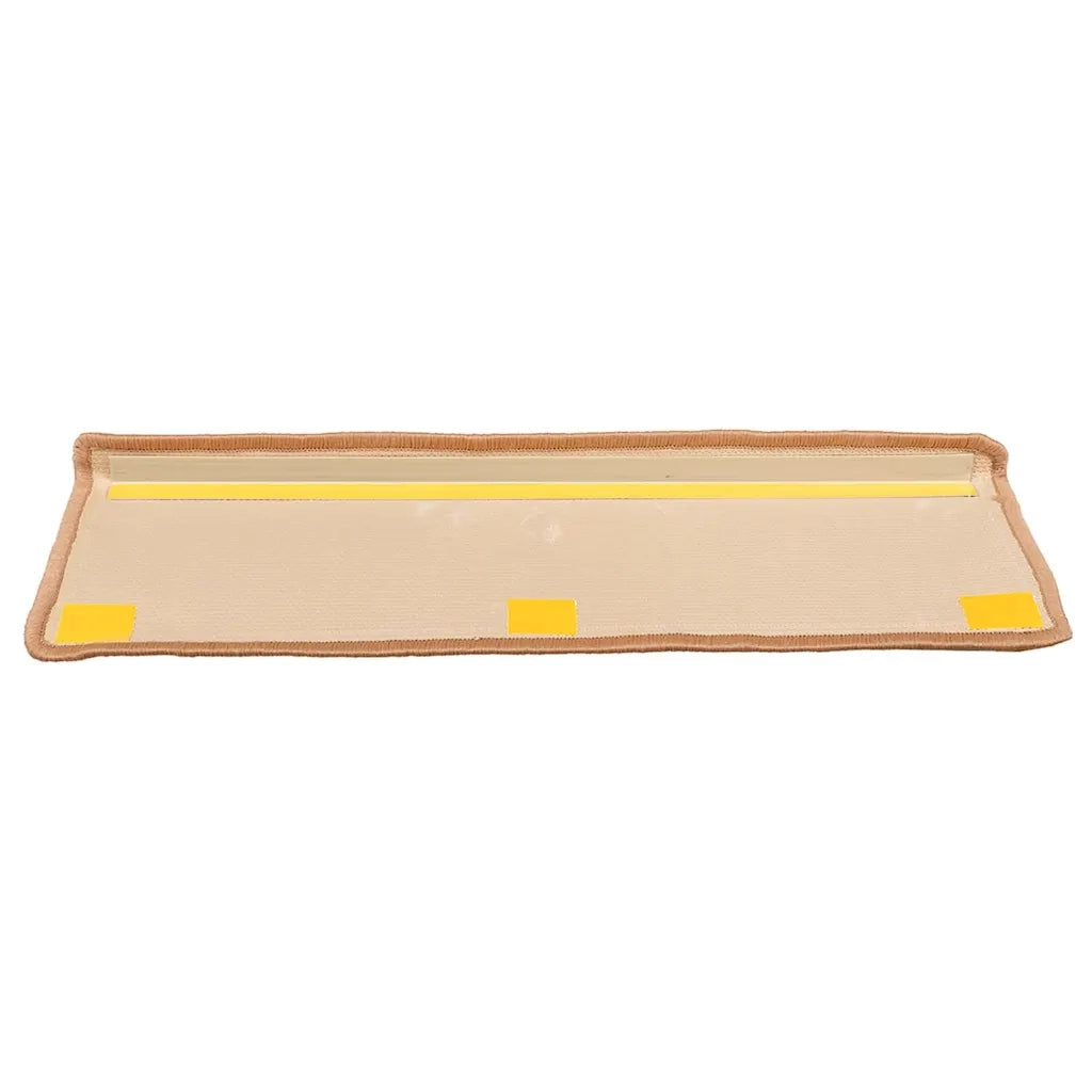 Tappetini per Scale Autoadesivi 10 pz 65x21x4 cm Beige 149841