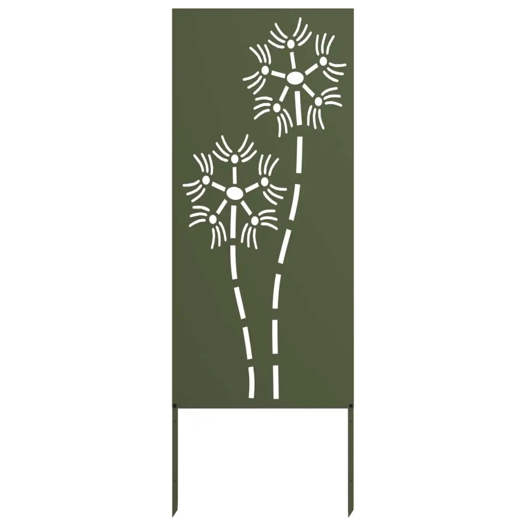 Schermo per privacy in giardino Oliver verde 50 x 140 cm 876283