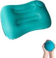 Cuscino da campeggio gonfiabile, cuscino gonfiabile ultraleggero per la spiaggia, cuscino gonfiabile per il collo, gonfiabile, compattabile, cuscino ergonomico per il viaggio, cuscino per la spiaggia, cuscino per l'esterno, campeggio, escursione