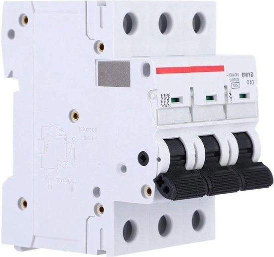 Interruttore di corrente 3P 230-400 VAC 50-60Hz IP20 montaggio su rail DIN (40A) - GYM9-C65 .