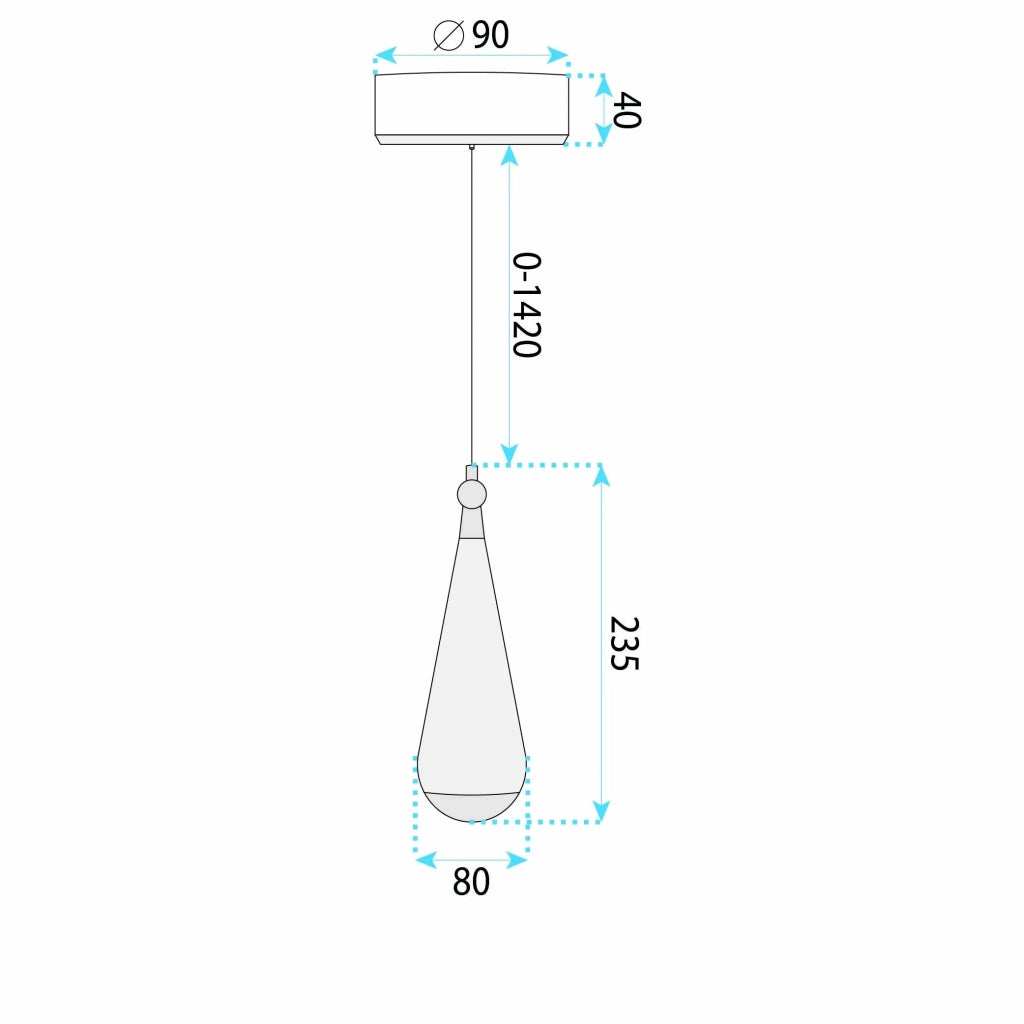 Lampada A Sospensione Da Soffitto Lhj120-cp Light Rose Gold