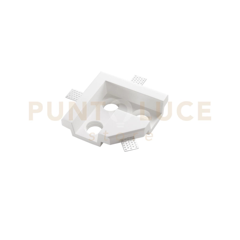 SISTEMA COMPONIBILE DA INCASSO A ELLE SKILIFT BIANCO 3 LUCI ATTACCO GU10 MINI 16X16X4,5CM