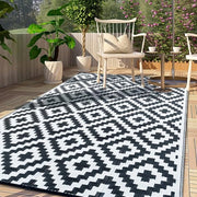 Tappeto Esterno Giardino - Impermeabile e Portatile - 120x180CM - Nero