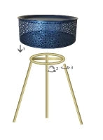 Tavolinetto Blacky cm Ø 35X50