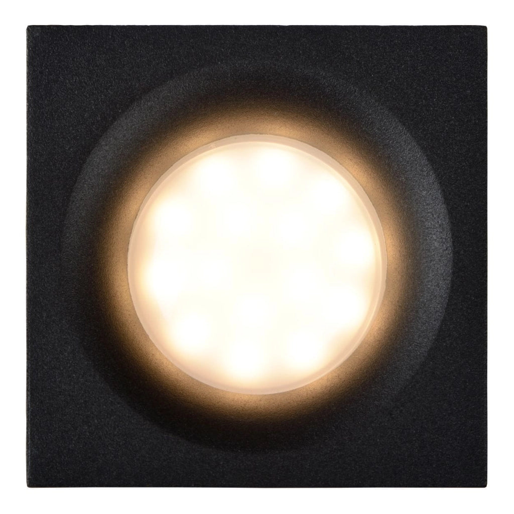 Faretto incasso soffitto Lucide ZIVA GU10 5W nero IP44