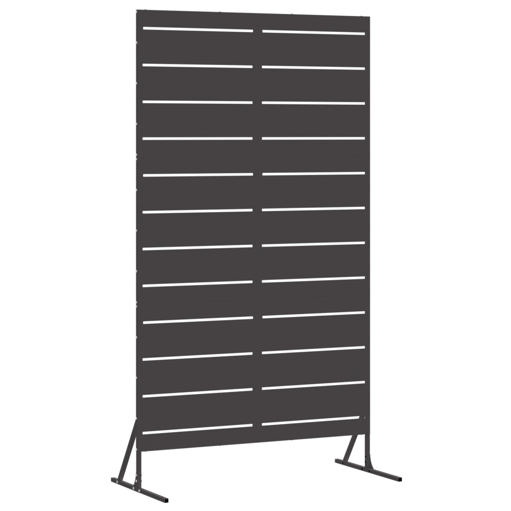 Schermo Privacy 180 cm Acciaio Nero