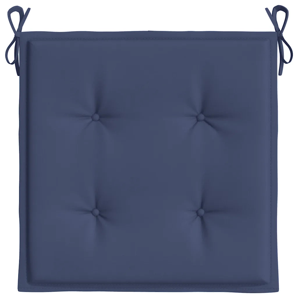 Cuscini per Pallet 4 pz Blu Marino 40x40x4 cm in Tessuto Oxford 378359